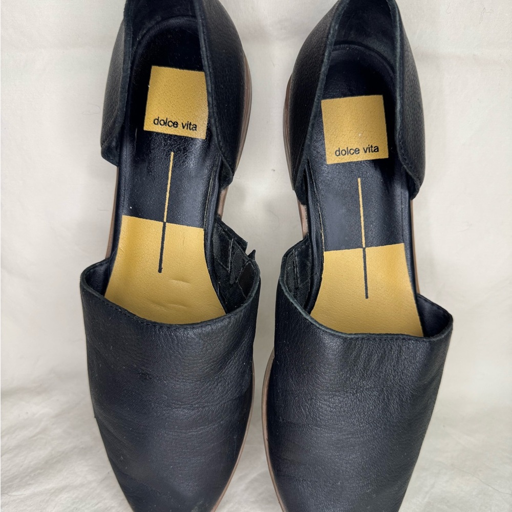 Dolce Vita Black Leather Loafers